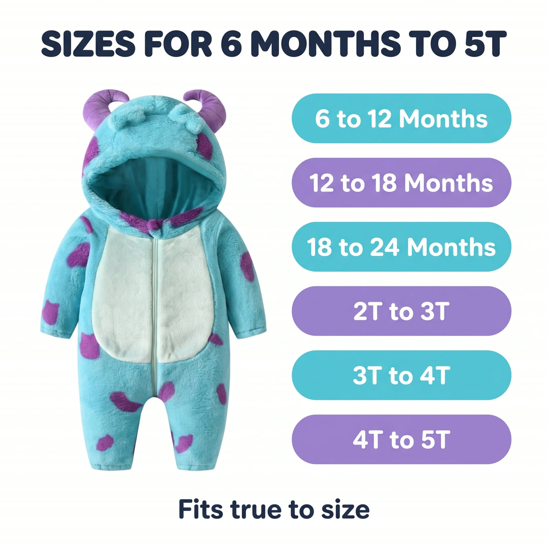 Sizes from 6 months to 5T